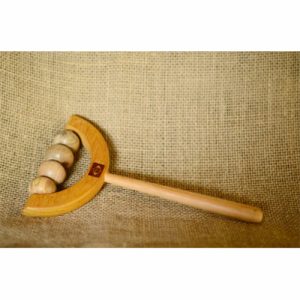 Massageador de Madeira Ecológico Corpo Roler AP-023