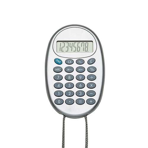 Calculadora Oval de 8 Dígitos com Cordão - Imagem 2