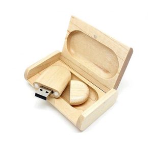 Kit Pen Drive Ecológico Oval de Madeira – GIPEC
