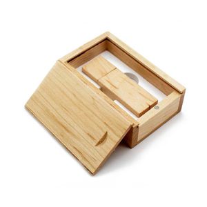 Kit Pen Drive Ecológico Quadradinho em Madeira – GIPECA